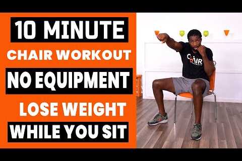 10 Minute Chair Workout For Weight Loss | NO EQUIPMENT