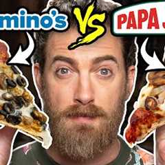 Domino''s vs. Papa John''s Taste Test | FOOD FEUDS
