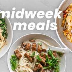 Midweek Dinner Meals (plant based)