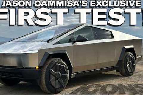 Exclusive 2024 Tesla Cybertruck Full Review & Drag Race w R1T & Hummer  — Jason Cammisa on..