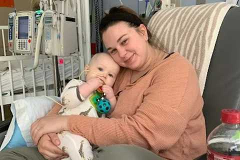 Mum shares horror after eight-month-old baby diagnosed with rare cancer