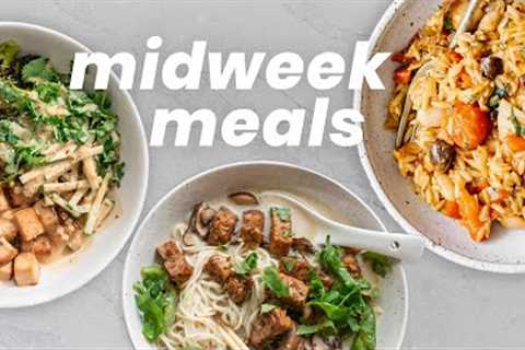 Midweek Dinner Meals (plant based)