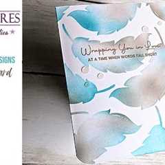Simple Sympathy Card! Great to have on hand! New release stencil!