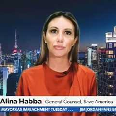 Fired Trump lawyer Alina Habba interview implodes