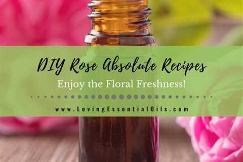 10 Rose Absolute Essential Oil Recipes - DIY Aromatherapy Blends