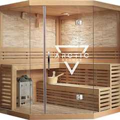 Arctic Six Person Traditional Corner Style Sauna House - Arctic Ice Bath