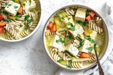 Vegan Chicken Noodle Soup [Stove, Instant Pot, Crockpot]
