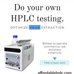 Do your own testing to optimize CBD extraction.     Reach out to learn more.   …