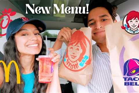 Trying NEW fast food menu items (MUST TRY!)