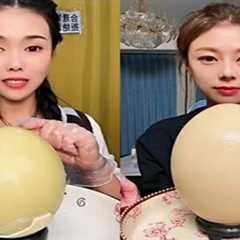 Top Ten Big Ostrich Eggs Eating Chinese Food  Mukbang Review