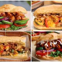 2 Ways Burger Sandwich Recipes 😍 Without oven ready in a few minutes by (YES I CAN COOK)