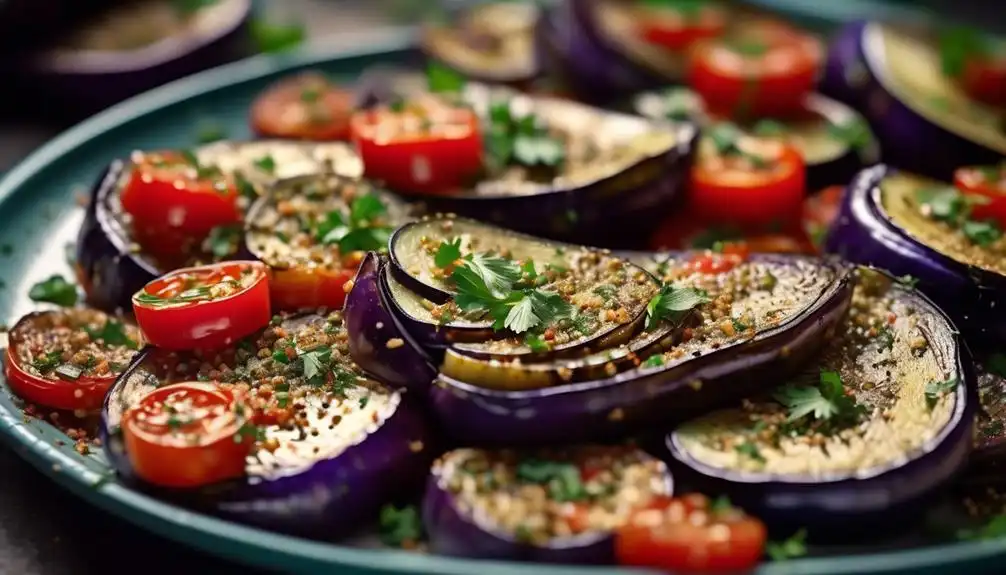 Low Carb Mediterranean Roasted Eggplant Recipe