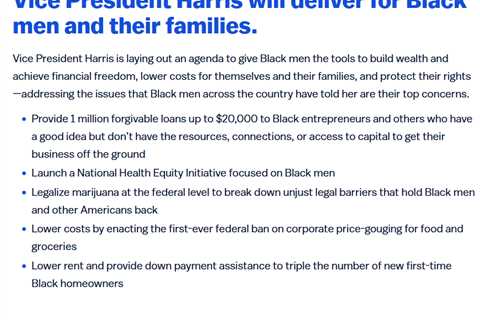 This is clipped from Kamala Harris's website.  She released an “Opportunity…