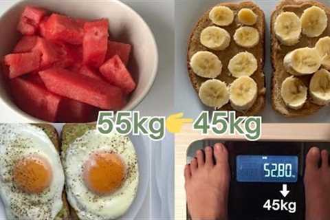 Healthy Diet meal ideas to LOSE BELLY FAT Fast! (No-workout, -7.3kgs Weight Loss!)