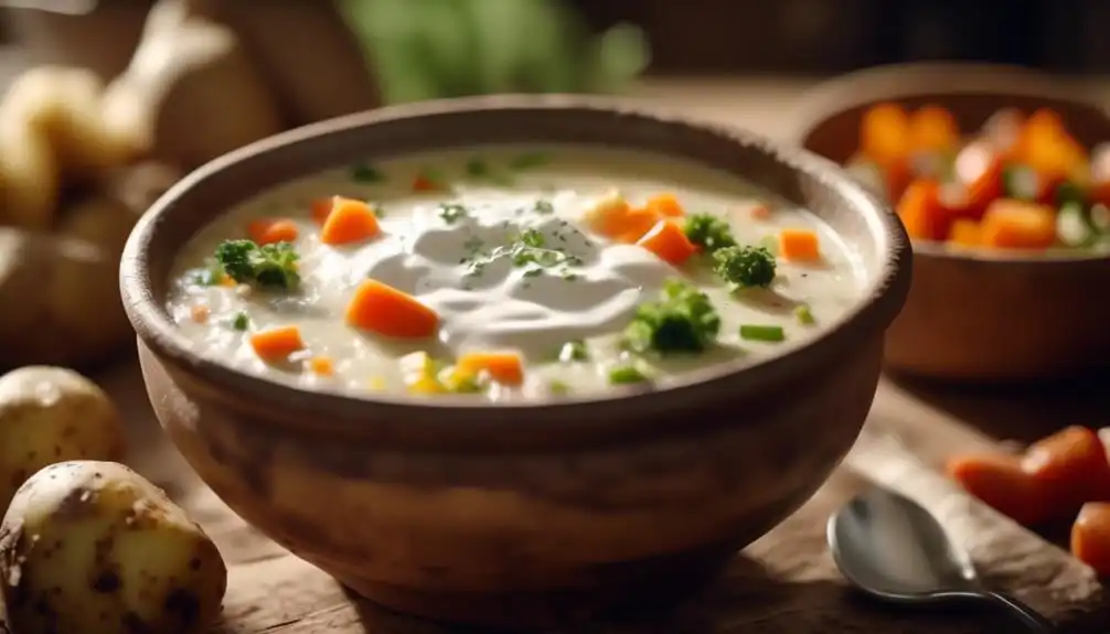 Low Carb Chunky Potato Soup Recipe