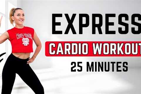 🔥25 MIN CARDIO EXPRESS🔥30 DAYS WEIGHT LOSS CHALLENGE🔥Do it every day & lose 3-5 kgs🔥