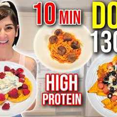 I Lost 130 LBS Eating These LAZY 10-Minute High Protein Meals